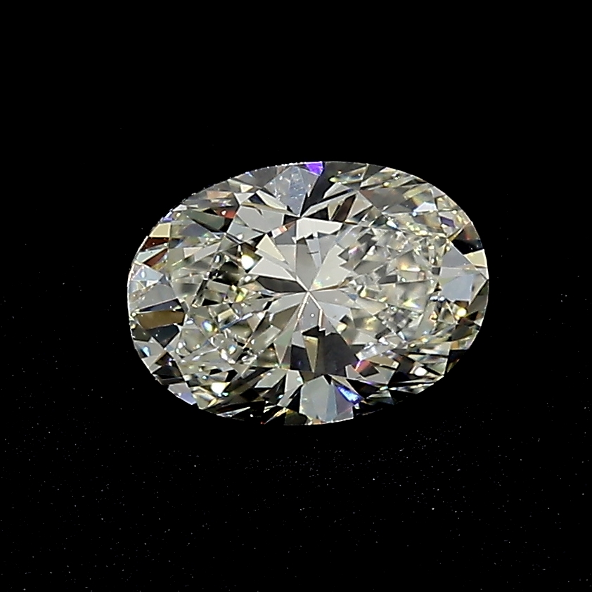 1.01 ct Oval Natural Diamond : K / VS2