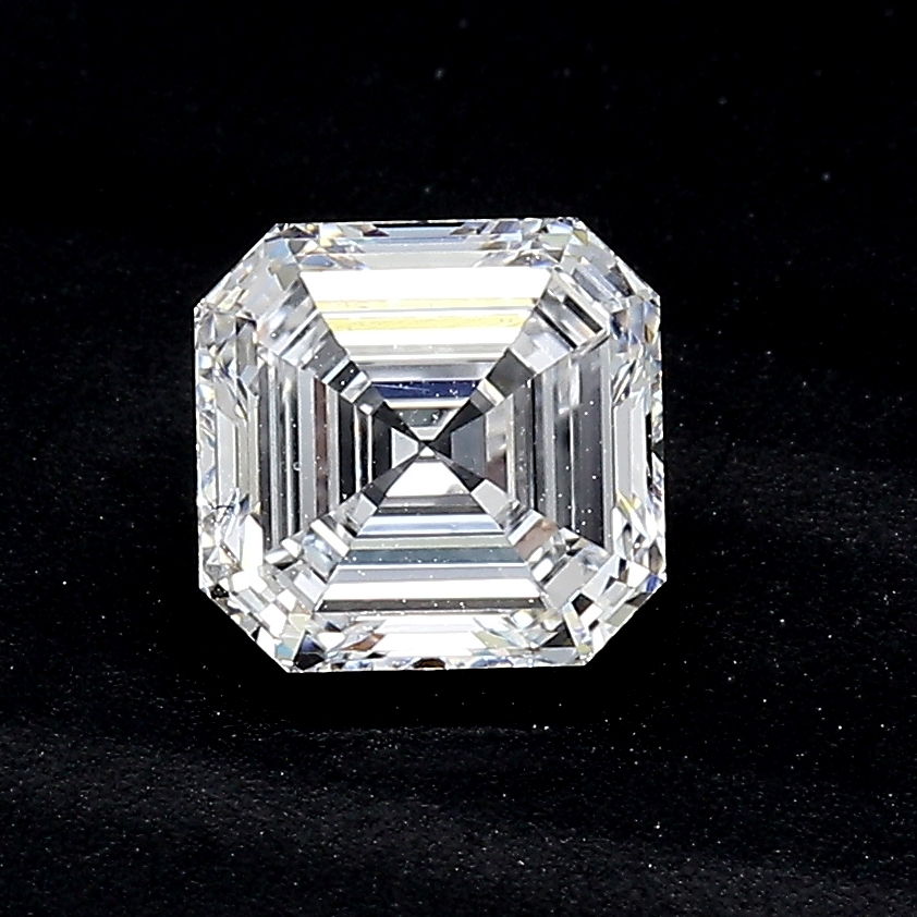 1.01 ct Asscher Cut Natural Diamond : D / VVS2