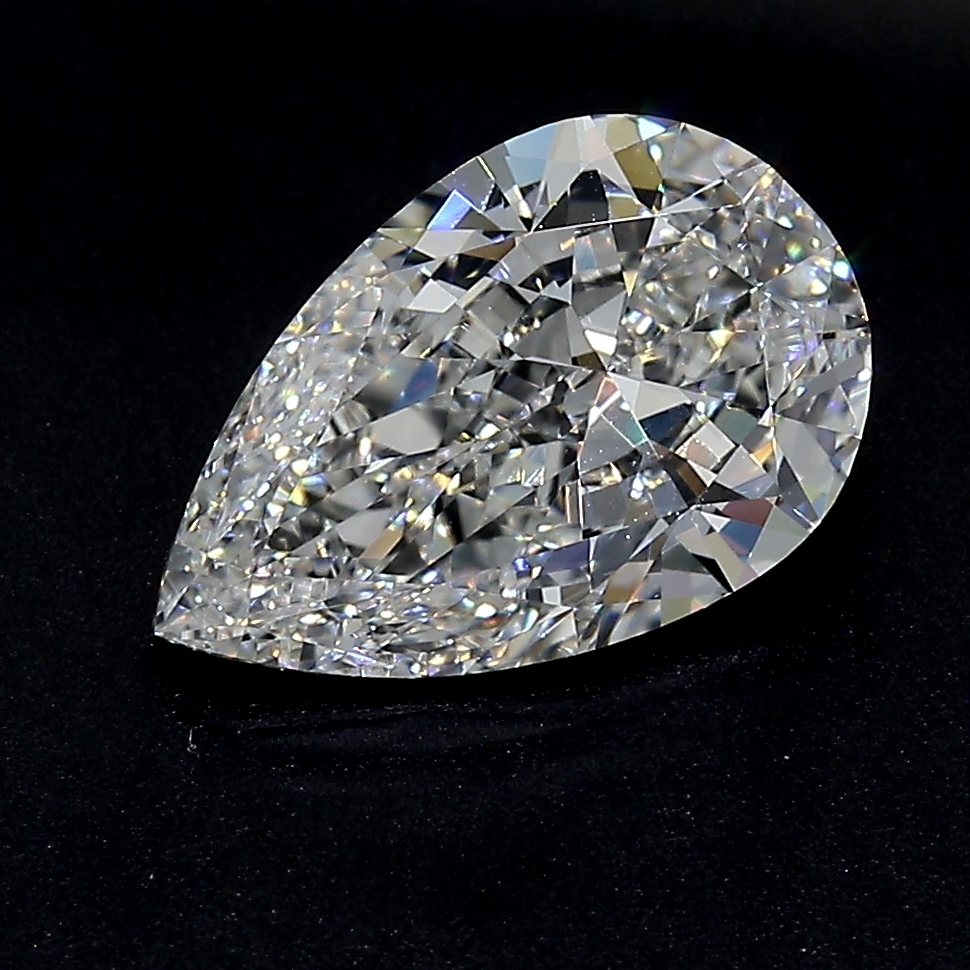 2.01 ct Pear Shape Natural Diamond : H / VVS1
