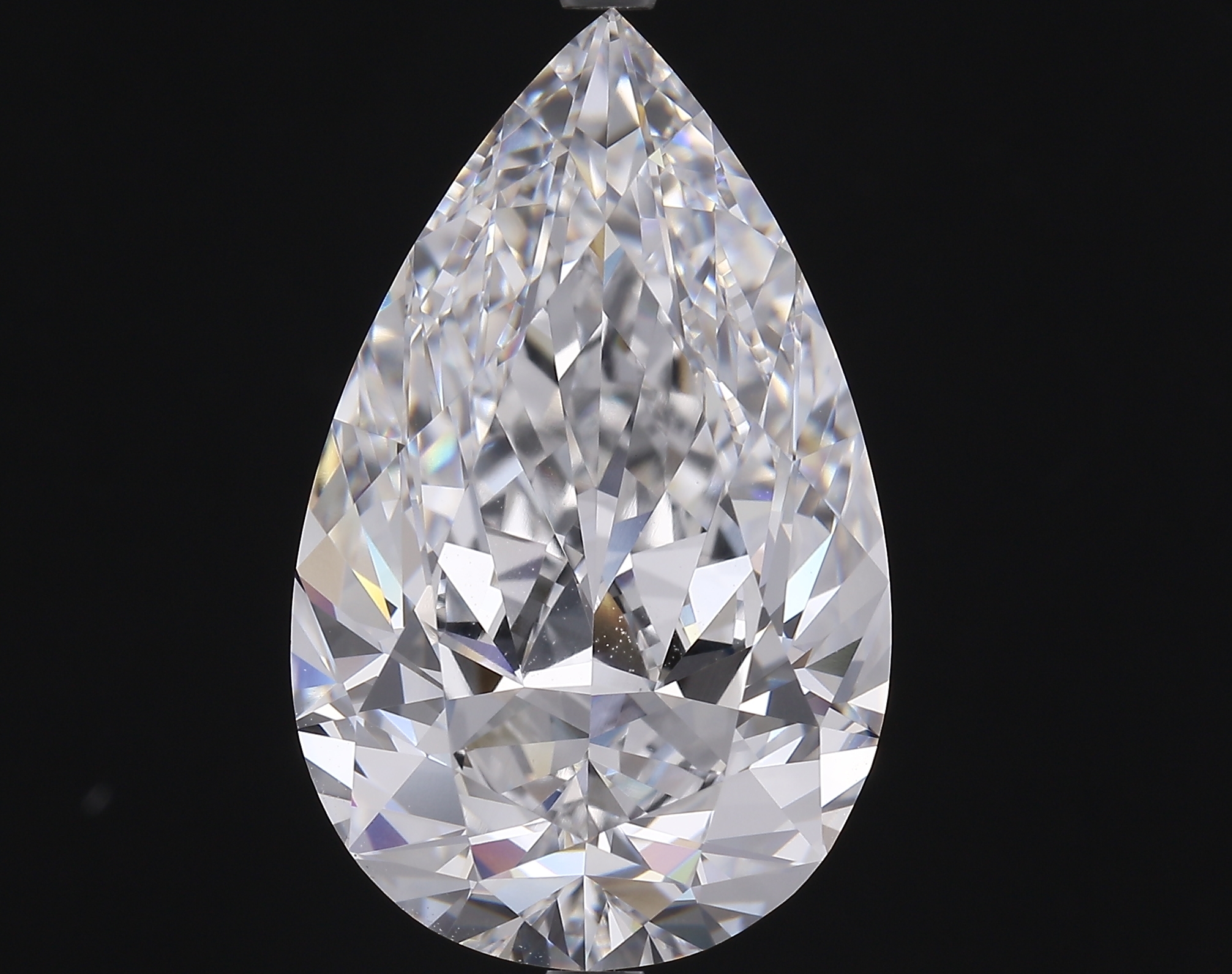 10.12 ct Pear Shape Natural Diamond : D / VVS2
