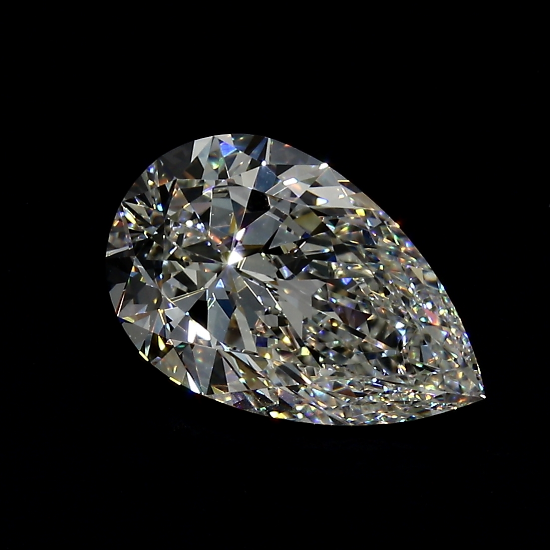 2.03 ct Pear Shape Natural Diamond : G / VVS2