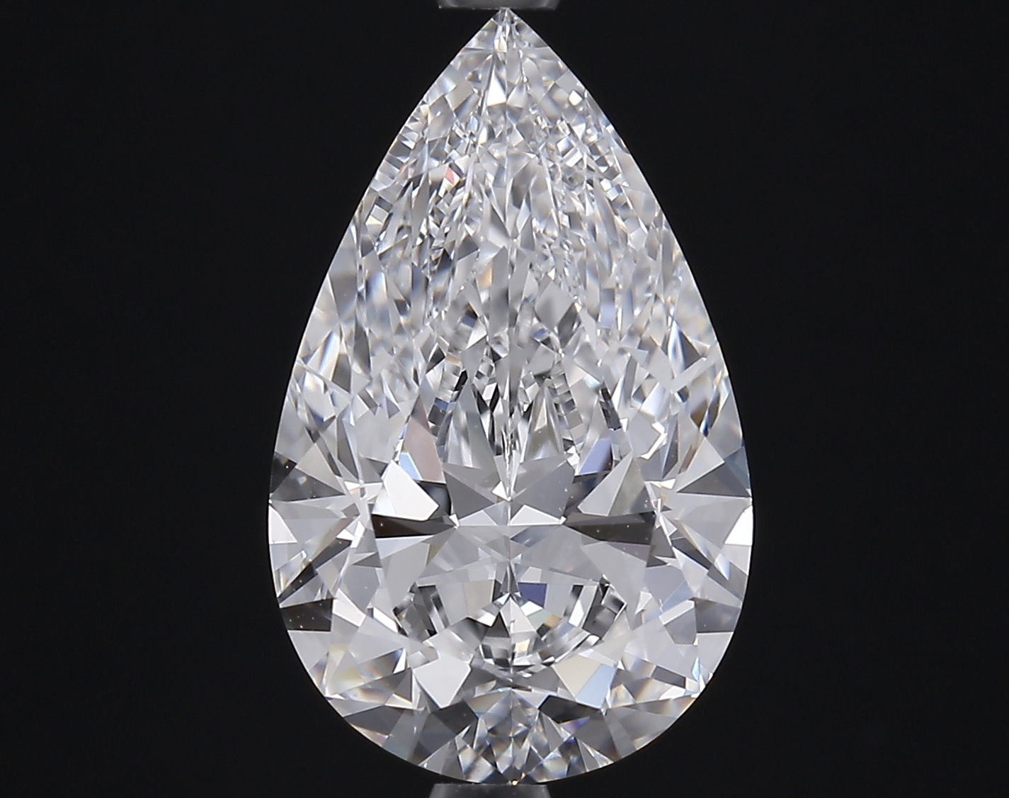 3.34 ct Pear Shape Natural Diamond : D / IF