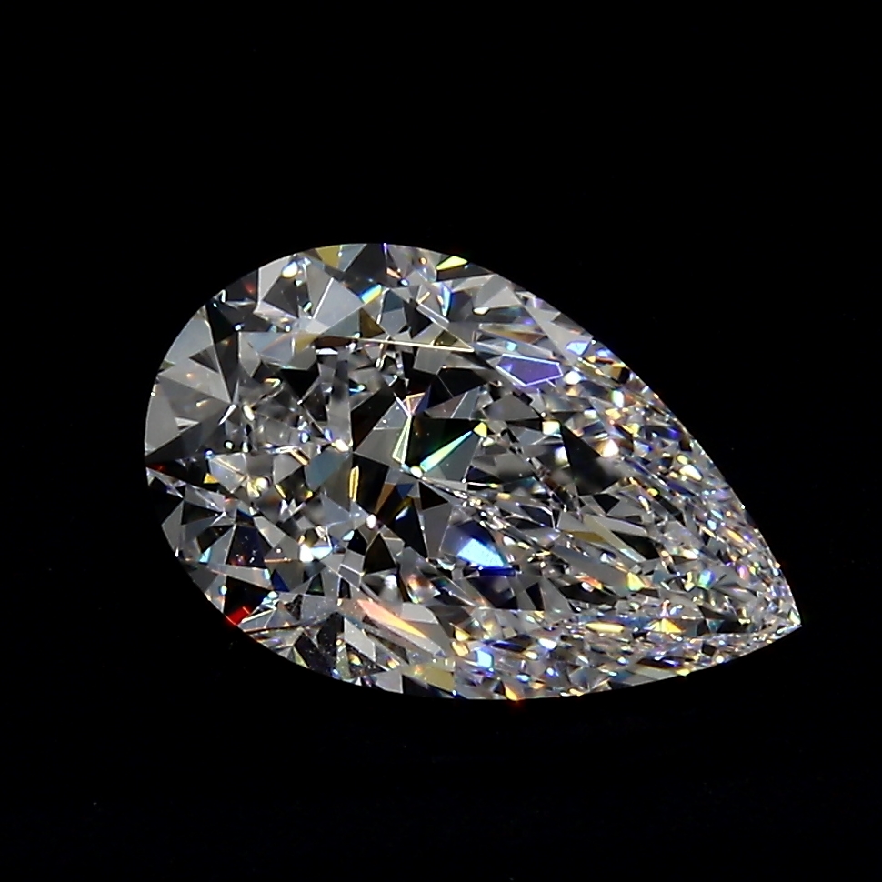 1.61 ct Pear Shape Natural Diamond : D / IF