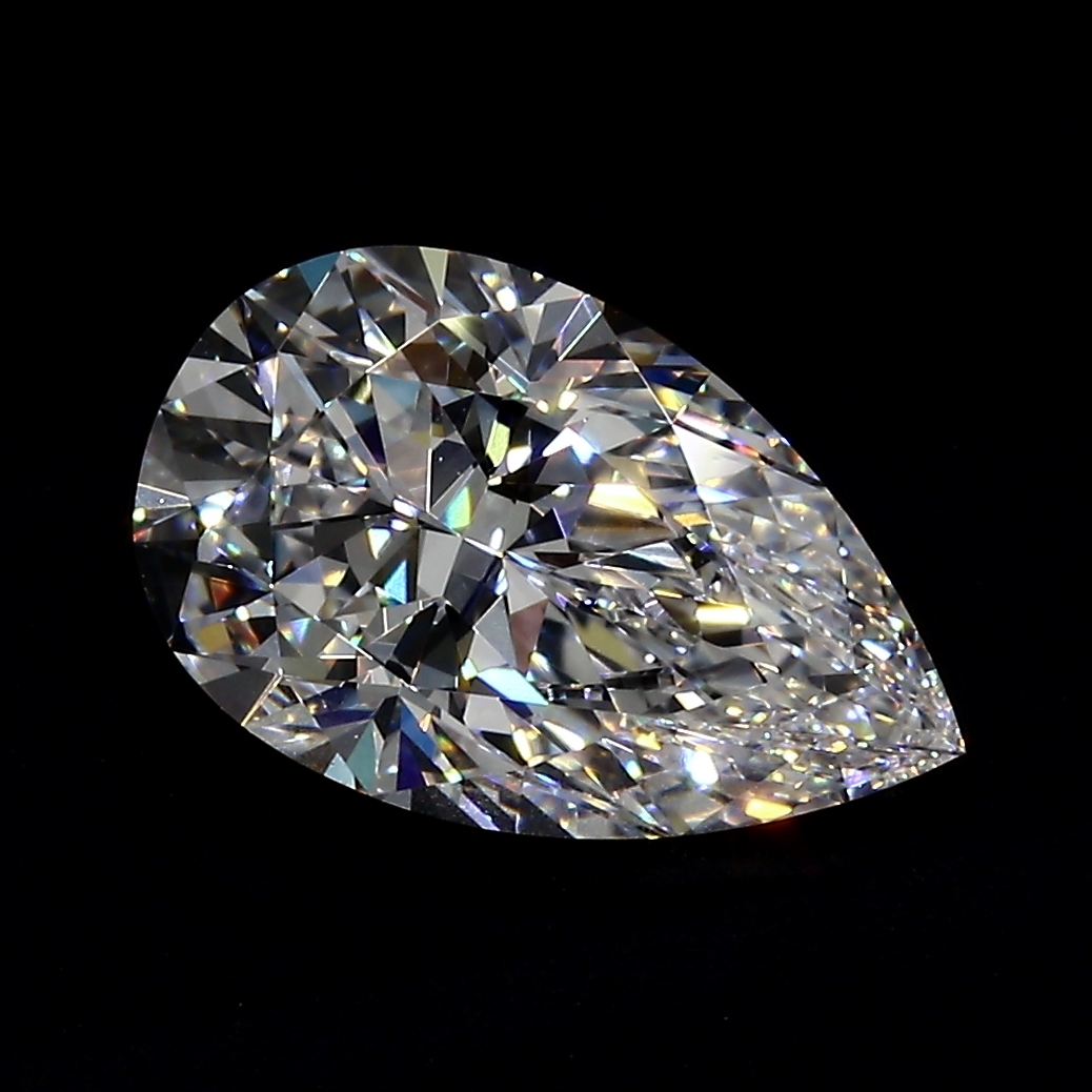 2.05 ct Pear Shape Natural Diamond : D / IF