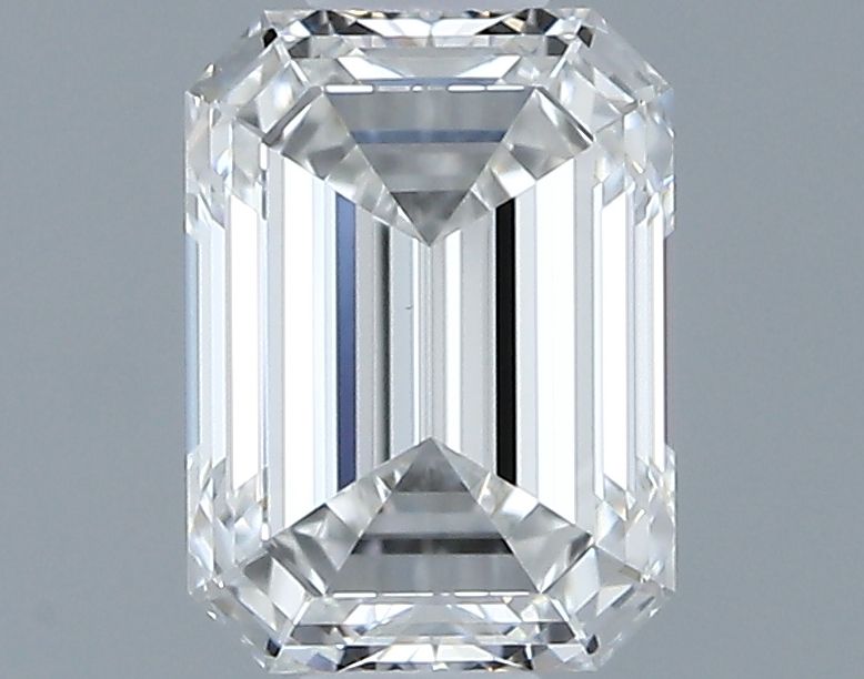 0.64 ct Emerald Cut Natural Diamond : F / VVS2