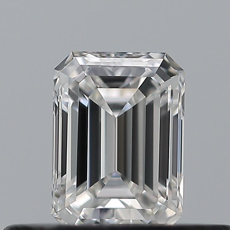 0.33 ct Emerald Cut Natural Diamond : F / VVS2